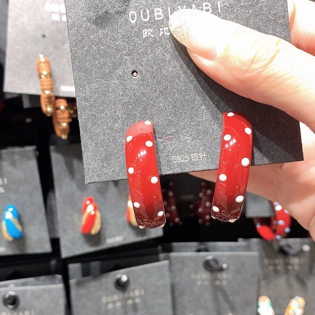 铜合金925银红色波点c