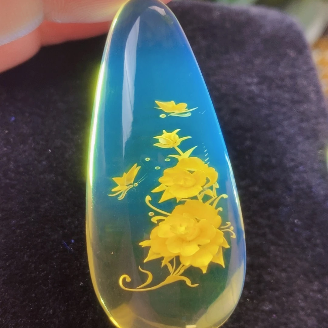 【闪购商品】金珀吊坠(不含链)未镶嵌