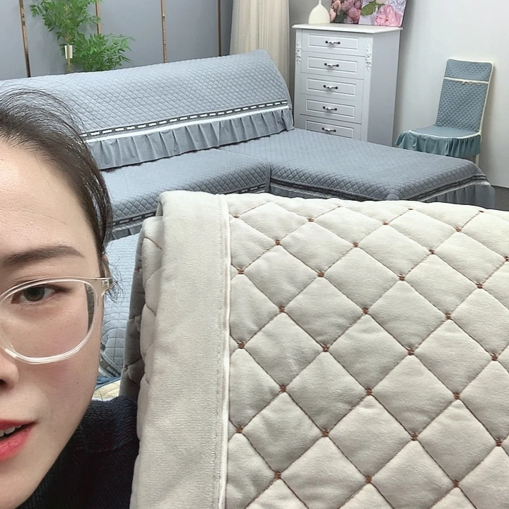 不***事雪尼尔月光米咖270+妃+90+1扶手