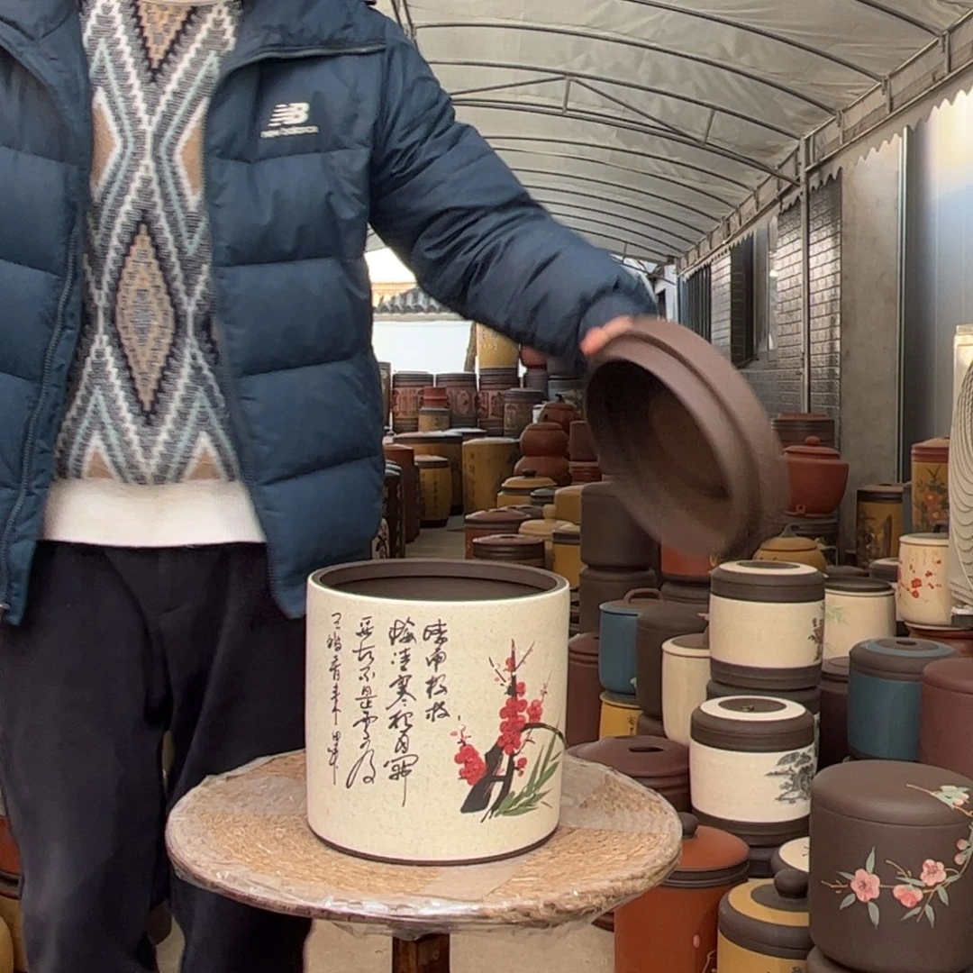 紫砂茶叶罐8 饼茶叶罐