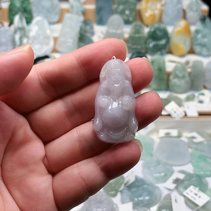 吊坠(不含链)未镶嵌翡翠88财神爷