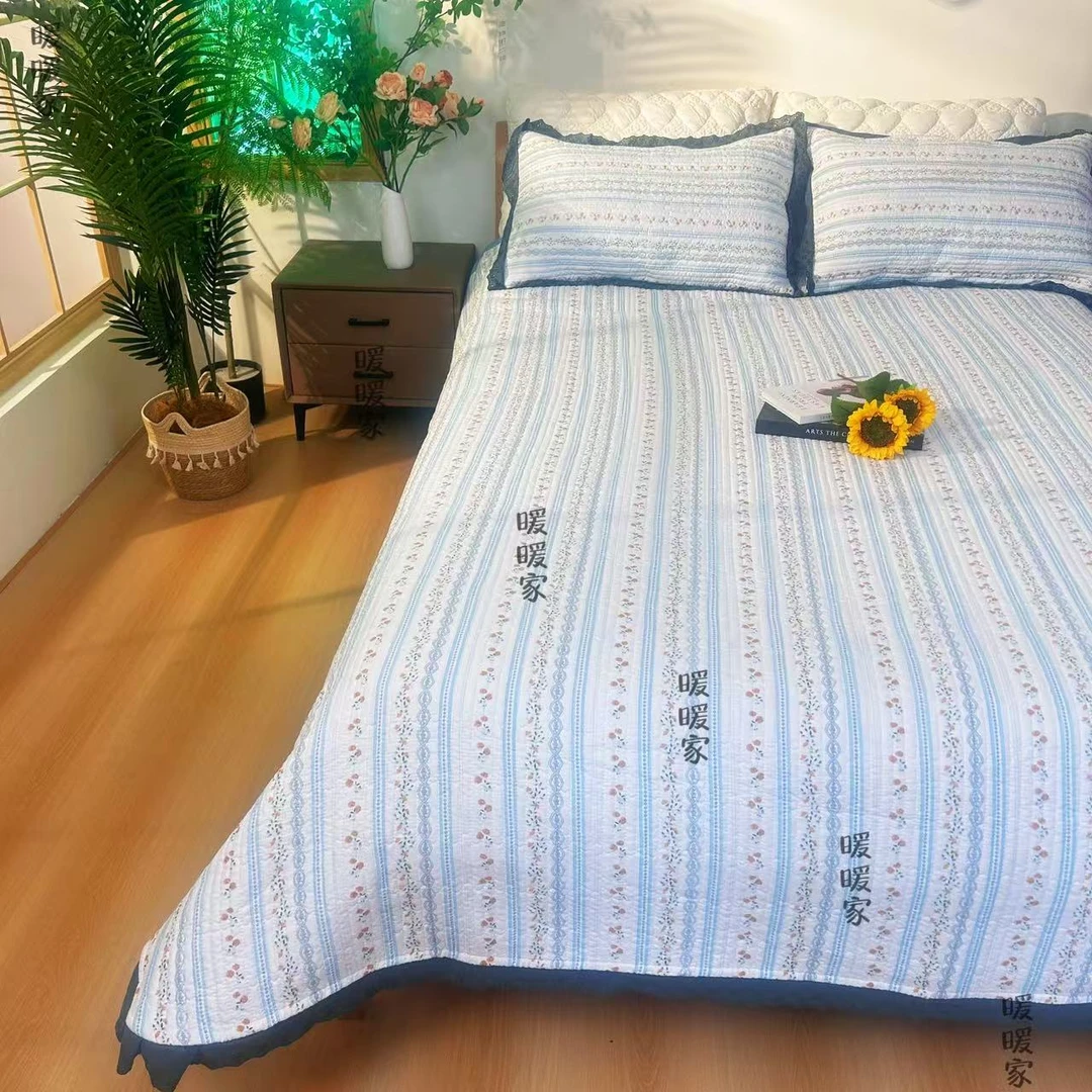 （花颜）200*230花边简约舒适柔软亲肤四季通用多功能床盖