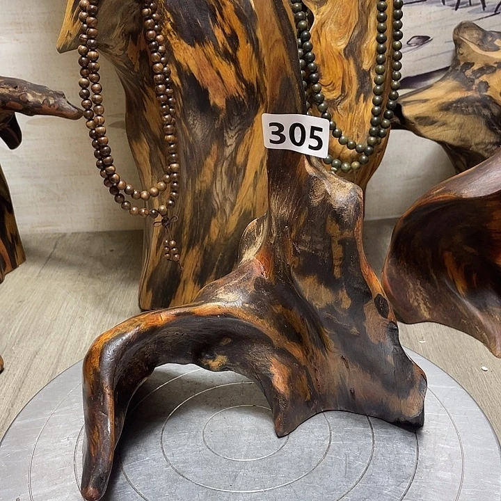 火***果木直播间木质摆件