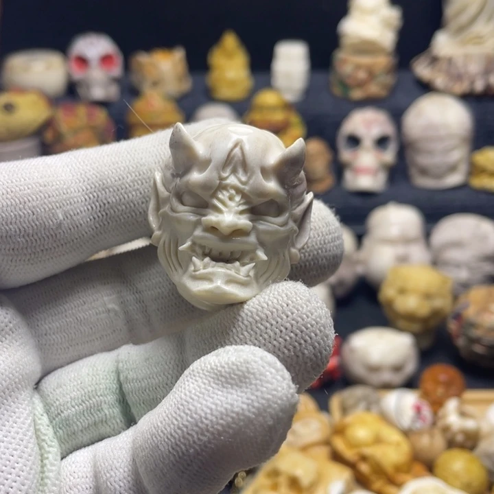 无非金属?***?配饰鹿角雕刻般若