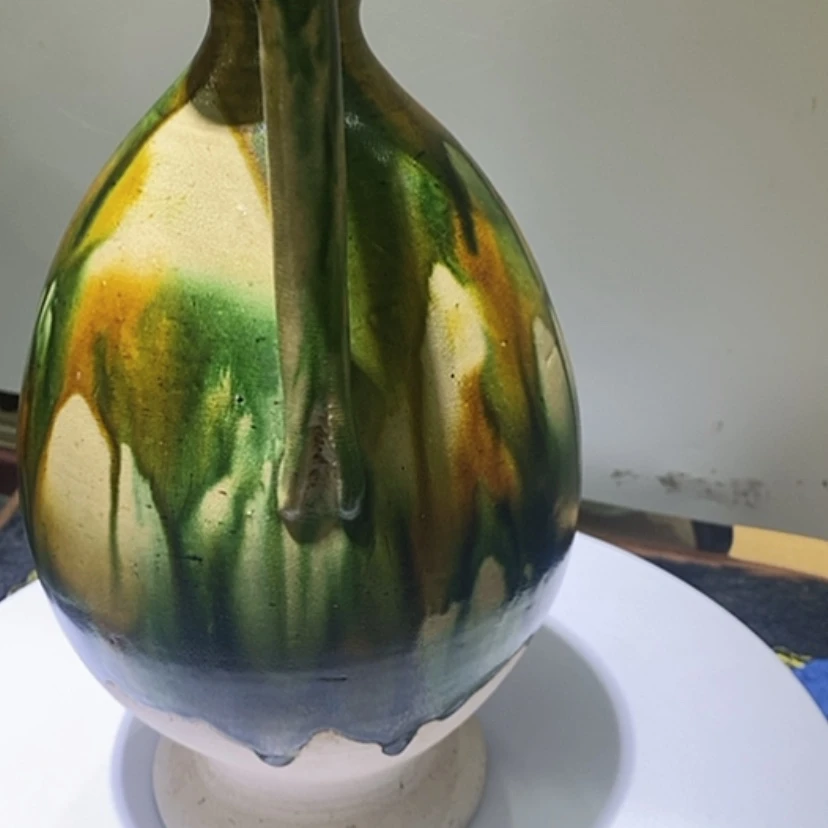 【闪购商品】小**࿐三彩瓶，品像精美