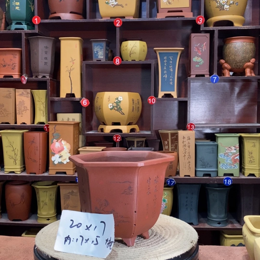 紫砂花盆紫砂花盆