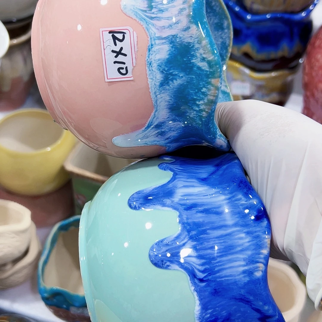 外贸尾单陶瓷花盆凑单10米包邮