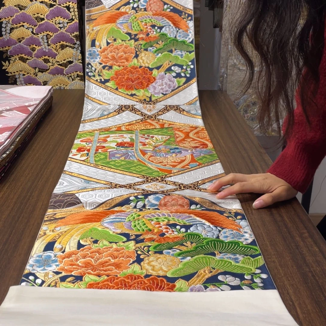 织绣43 唐锦西阵织桌旗