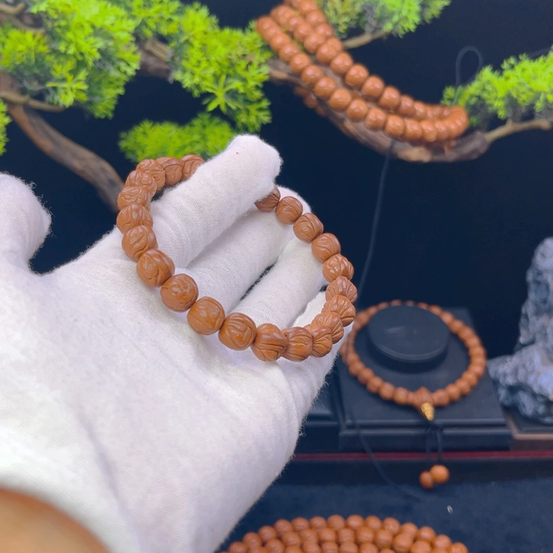 老***名桃核吊坠野生桃核