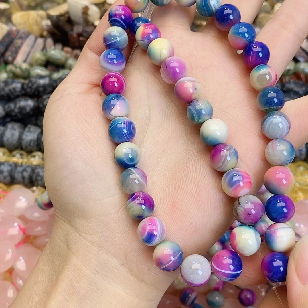 手链合金南红玛瑙玛瑙卡十随机一条装散珠