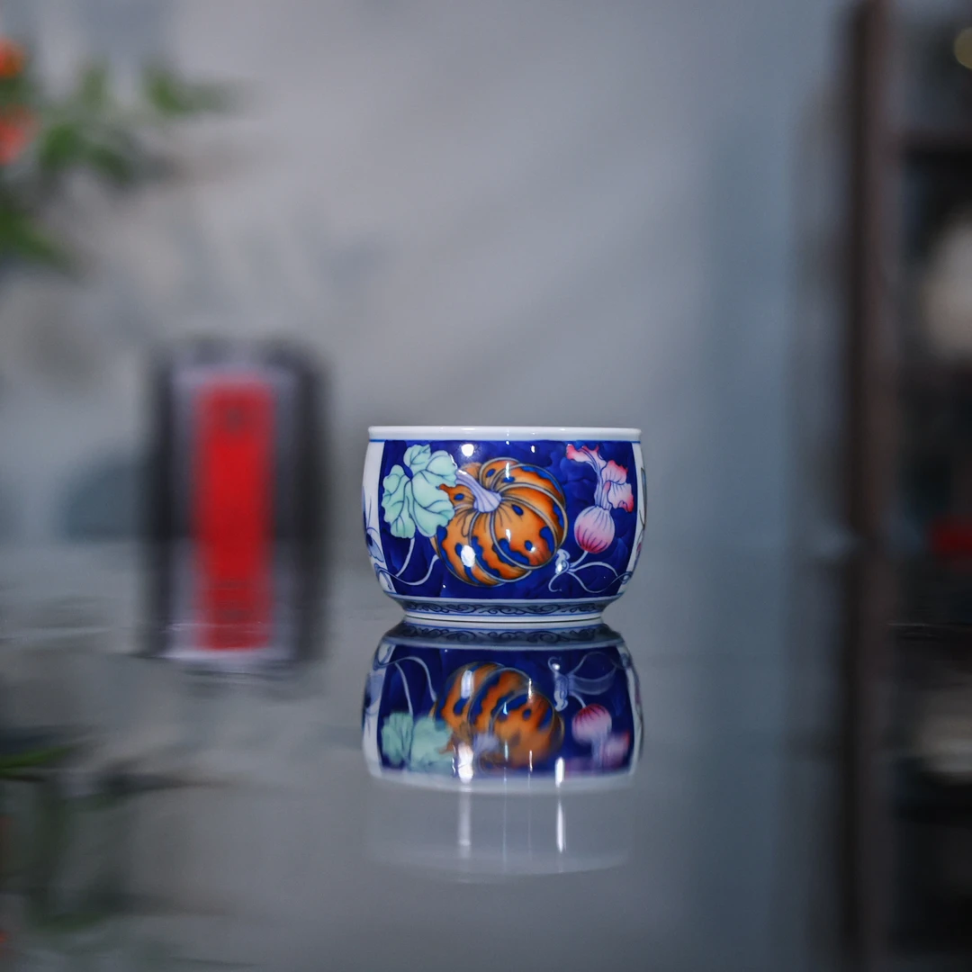 【三山拙垆】瓜瓞连绵-卓君-缸杯（卓君S0274）