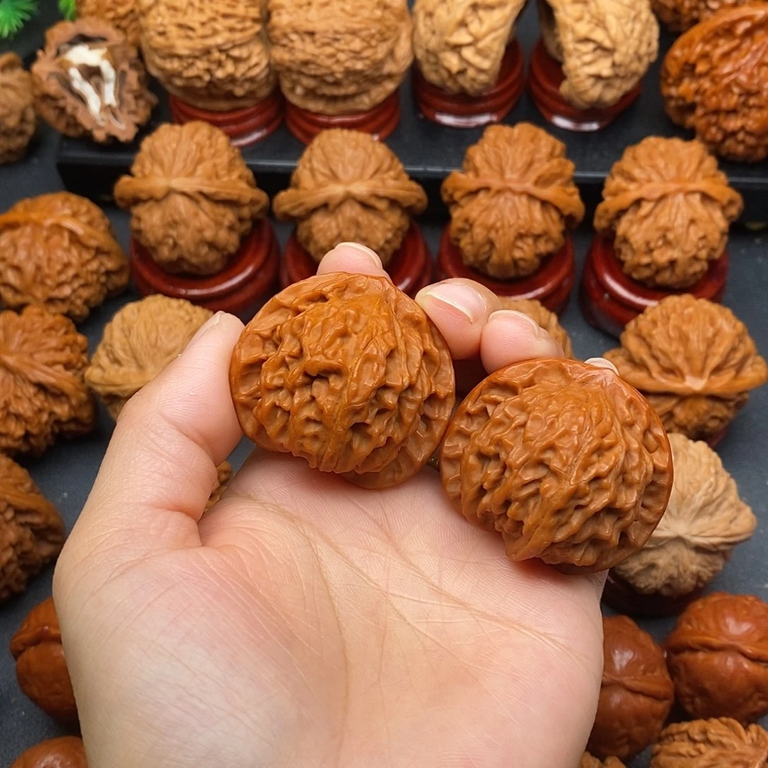 把件文玩核桃40公子帽