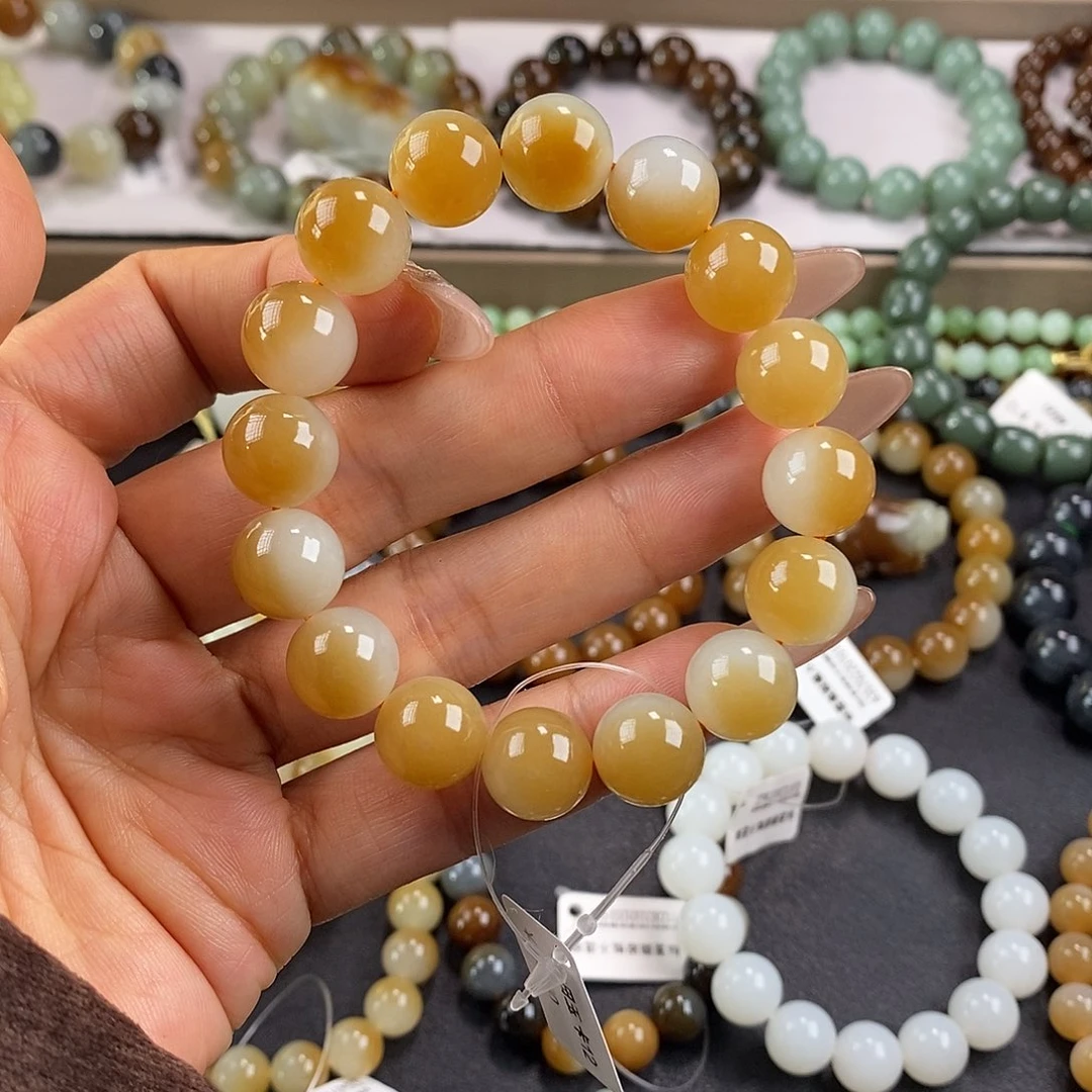 和田玉手串未镶嵌