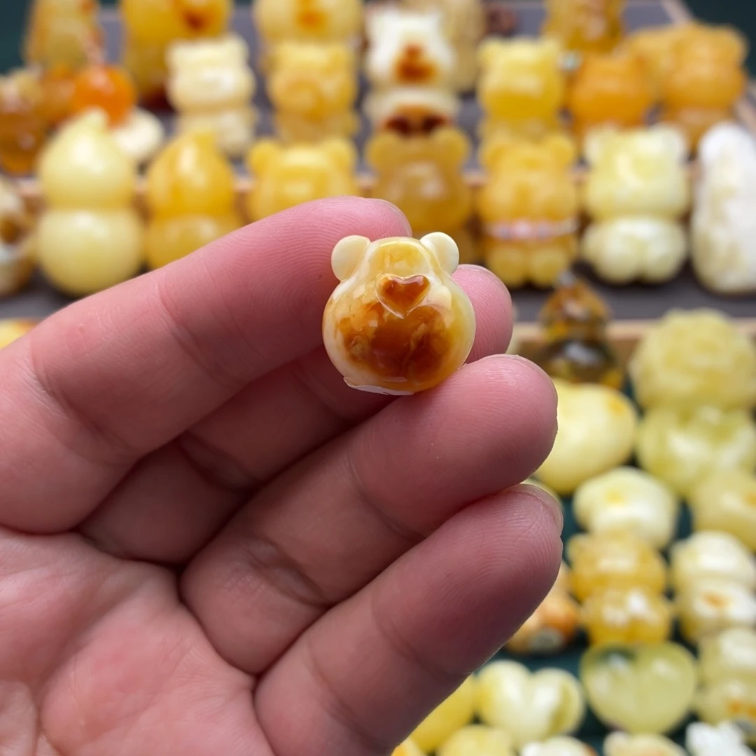 琥珀未镶嵌裸石蜜蜡