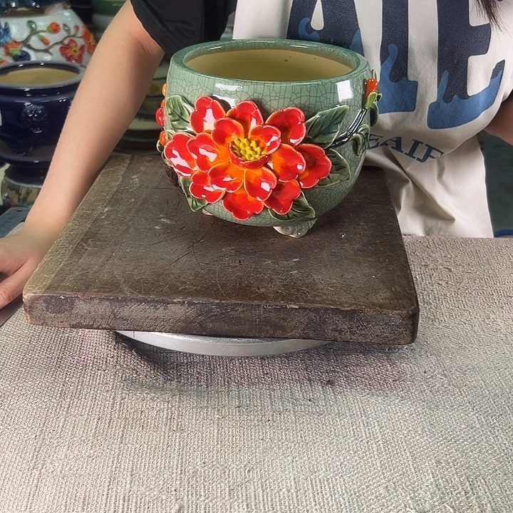 泳坤堂石湾盆陶瓷