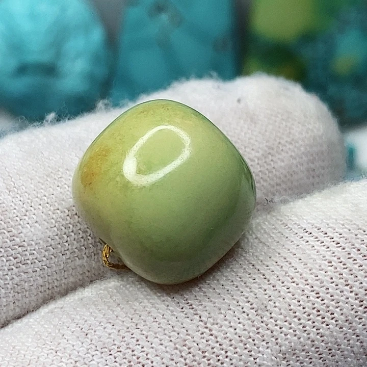 未镶嵌绿松石天然原矿 带武汉地大证书