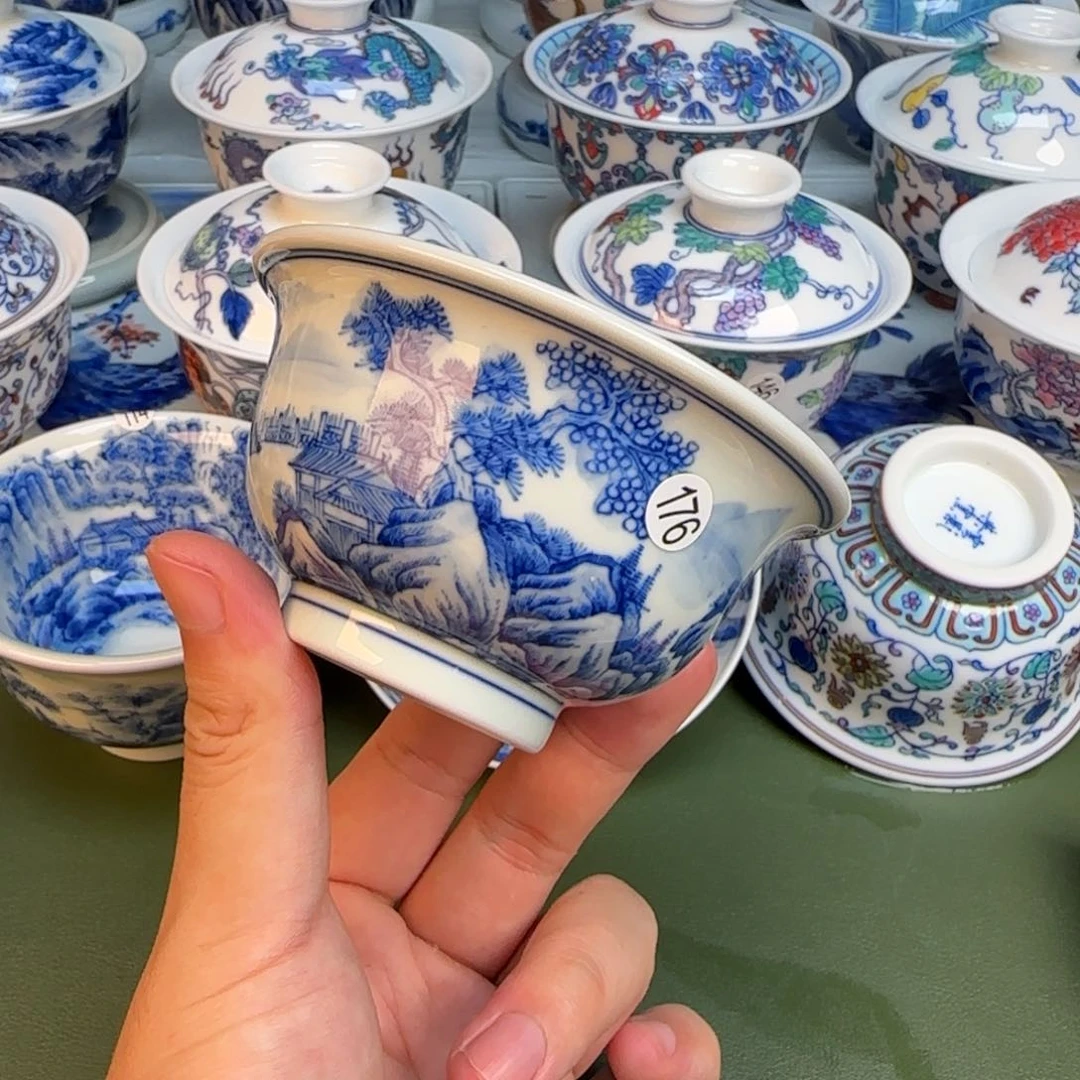 彦祖纯手工手绘茶具176