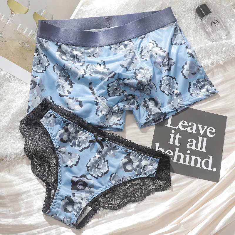 约会穿太有情调~2条装情侣内裤一男一女性感纯欲系带夫妻内衣套装