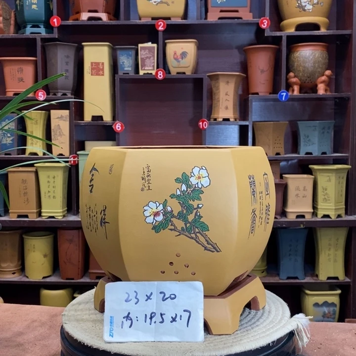 紫砂花盆紫砂花盆