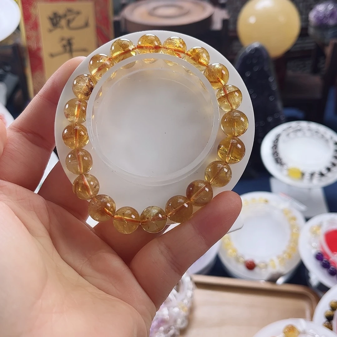 水晶手链未镶嵌夏****❣单圈