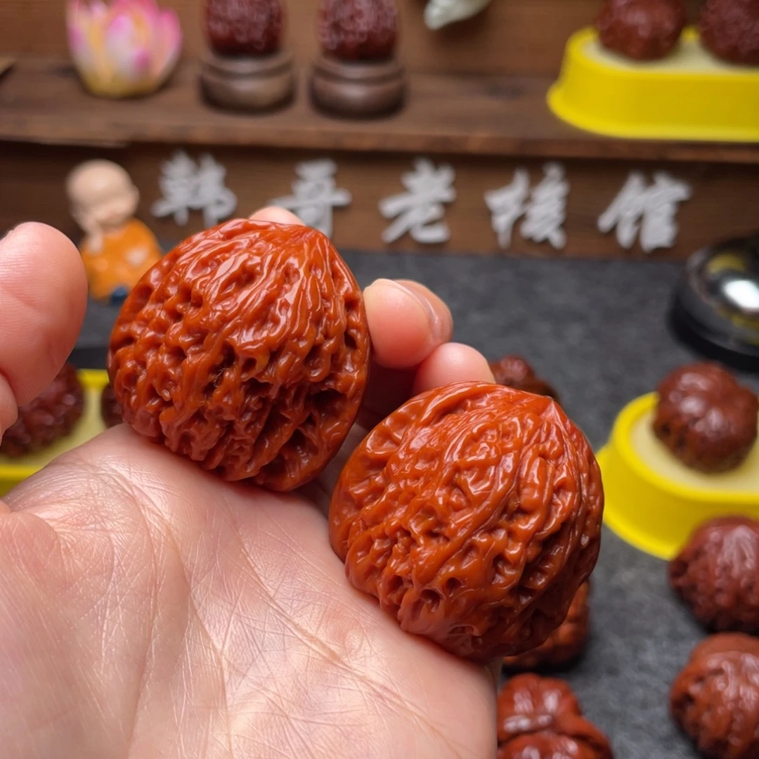 吊坠文玩核桃文玩核桃 手把件 南将石 40