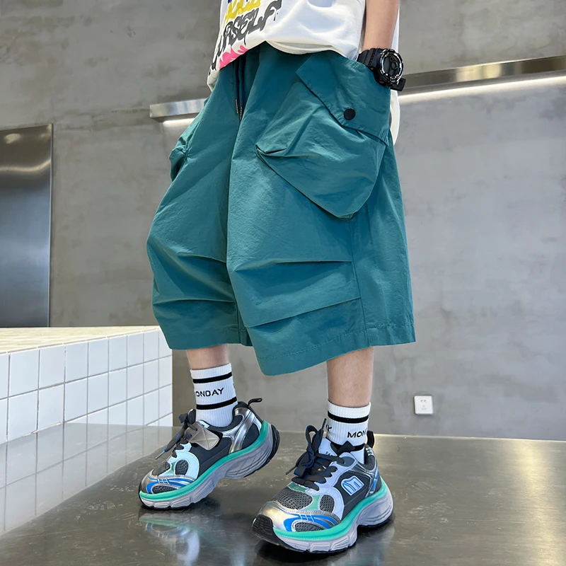 童装男童短裤夏装2025新款儿童夏季裤子男孩薄款休闲工装中大童潮