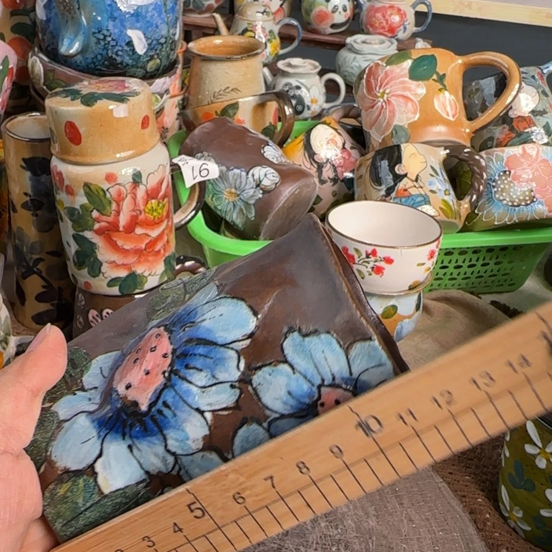 景德镇釉下彩陶瓷微瑕102