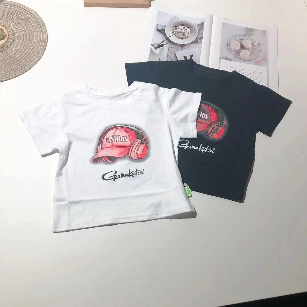 B057天使儿童夏季耳机F字母款短袖T恤（身高+20拍