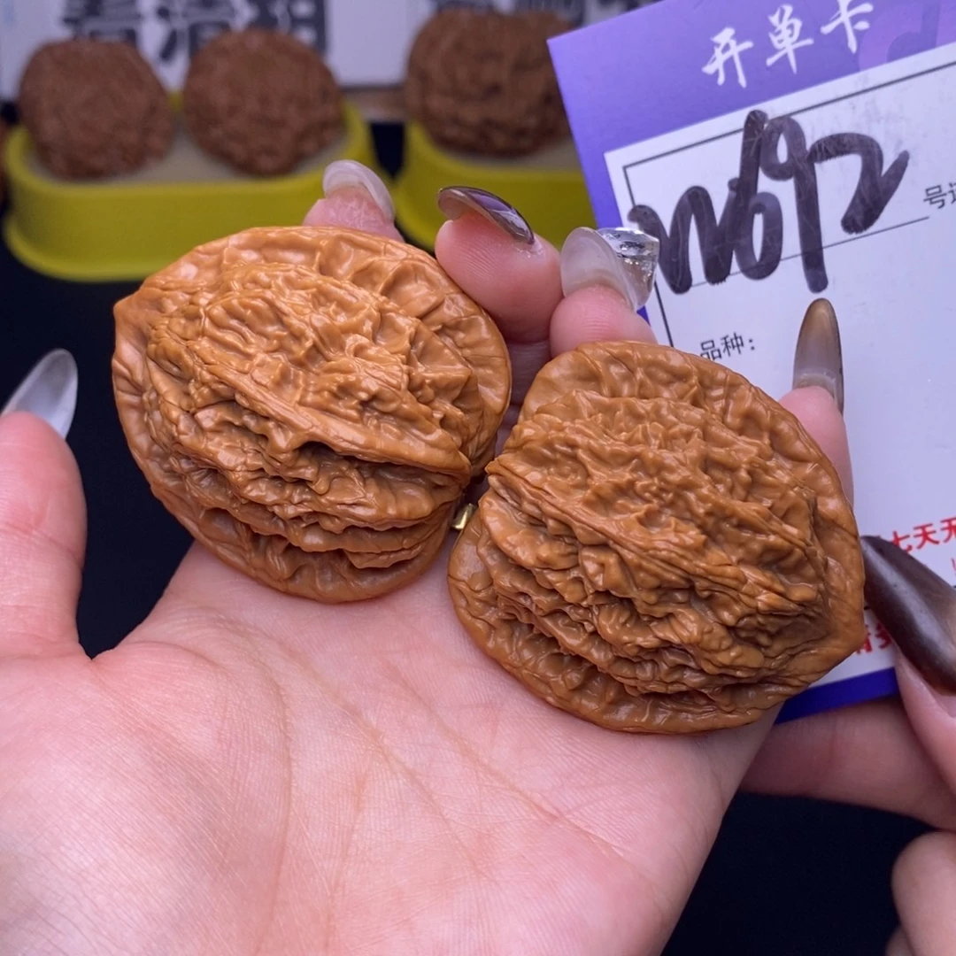 吊坠文玩核桃W692链接 全品虎头42尺