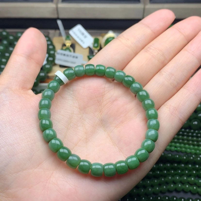 【闪购商品】手串未镶嵌和田玉（碧玉）B****a7m