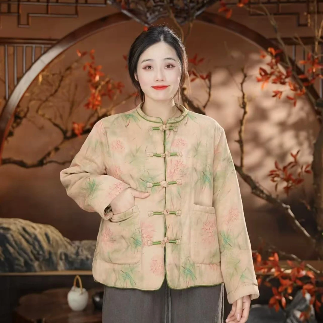 棉衣/棉服雅艺秋冬新款国风禅意加棉7914