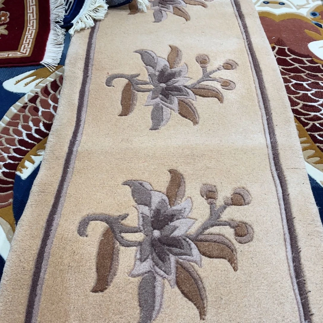 羊毛手工50×150沙发垫