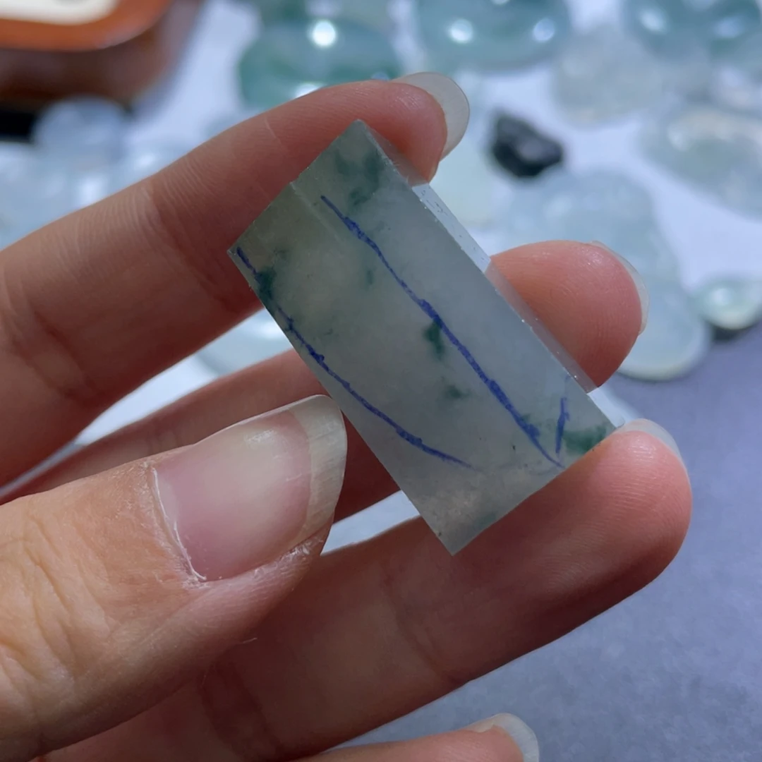 定制翡翠未镶嵌叶子