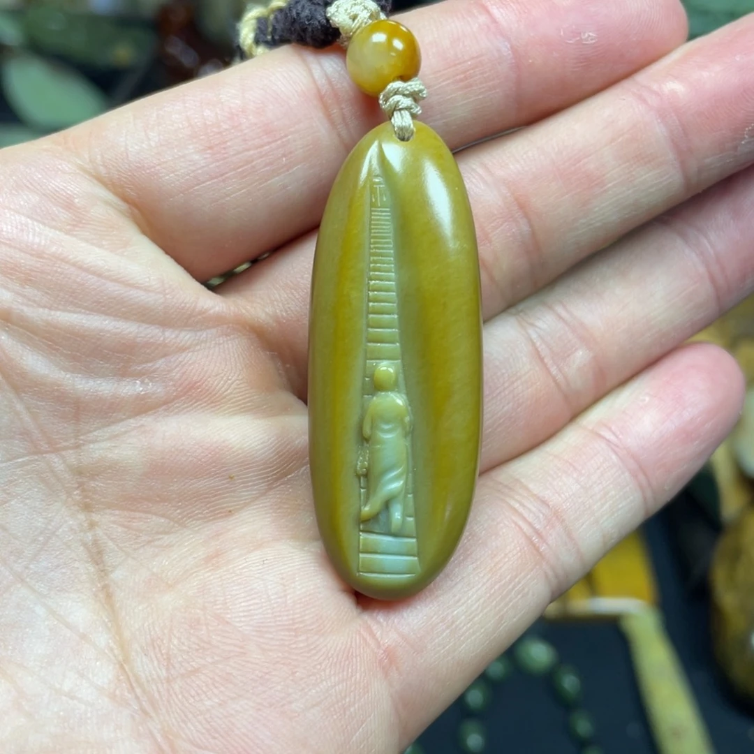 岫岩河磨玉（透闪石质玉）未镶嵌挂件