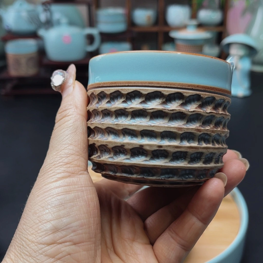【闪购商品】汝州单壶，壶，天青微蓝，高品