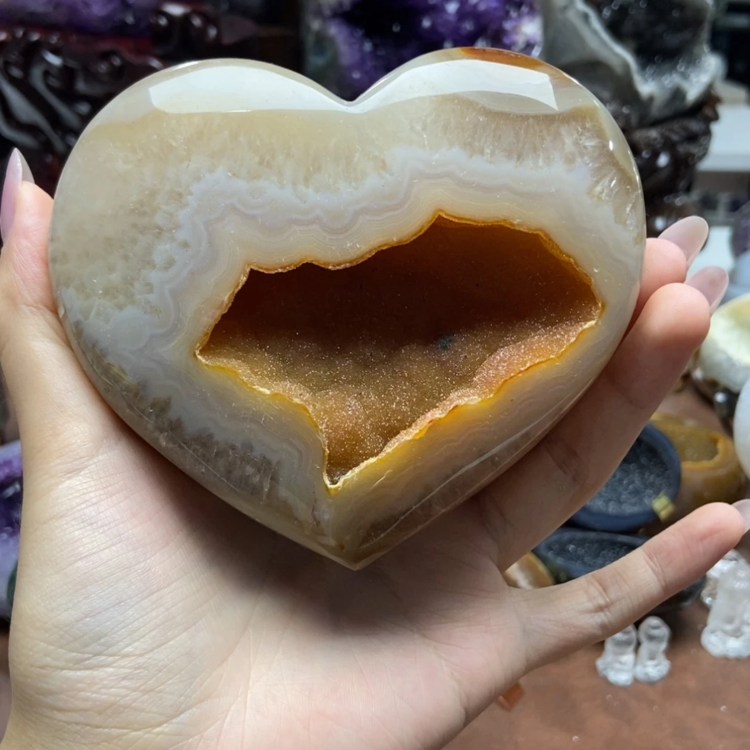 紫晶摆件未镶嵌水晶