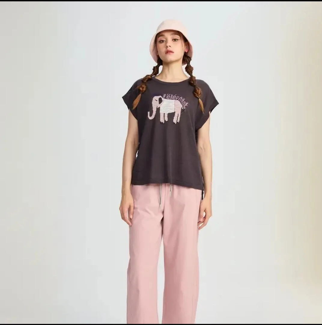 水淼2025夏针织套头衫0374