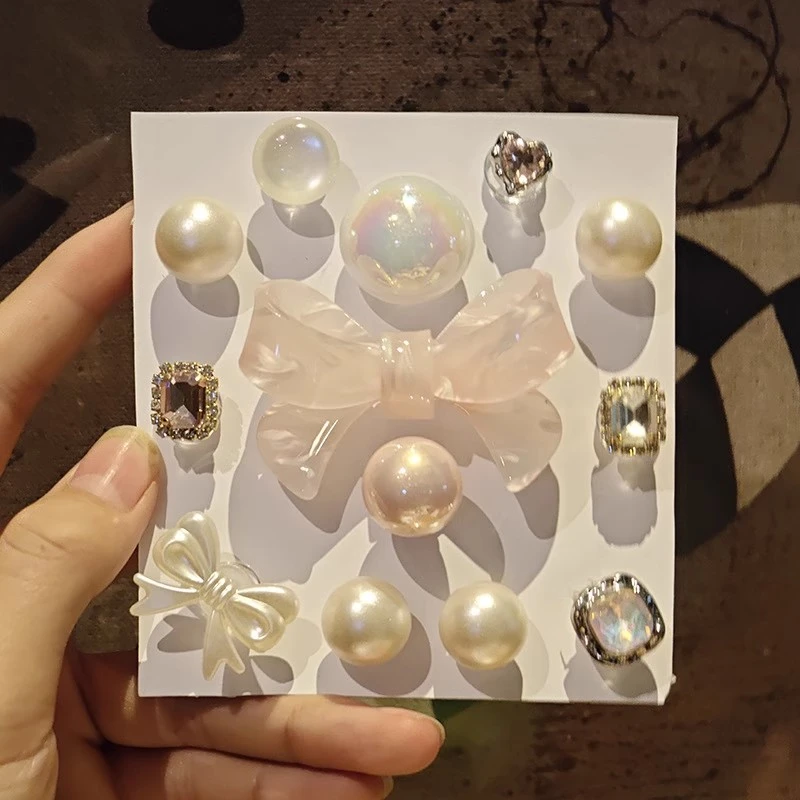 洞洞鞋配饰白鹿同款高级感洞洞鞋装饰配件适配卡洛驰珍珠鞋花DIY