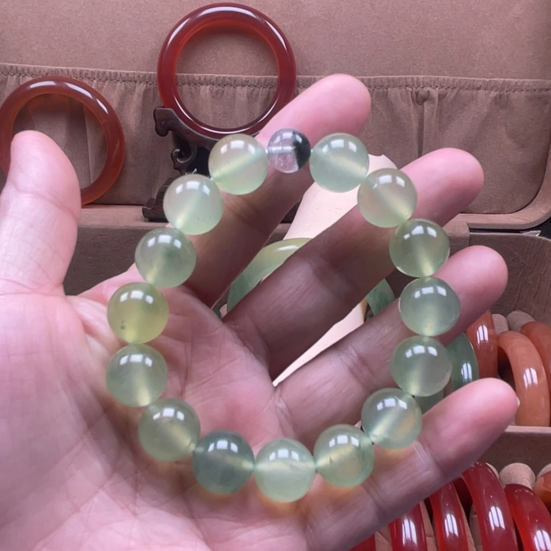 蛇纹石玉未镶嵌手链