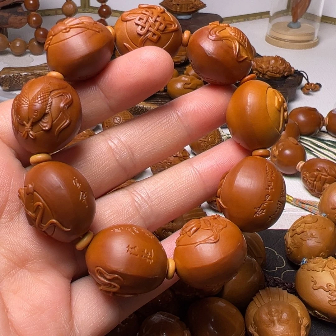 ノ***シ橄榄核手串/手链橄榄核