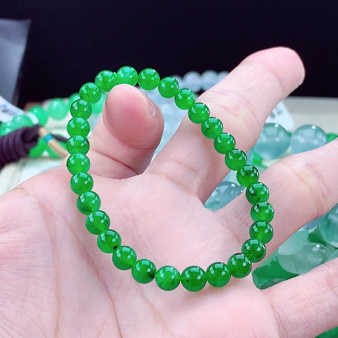手链翡翠未镶嵌卡6