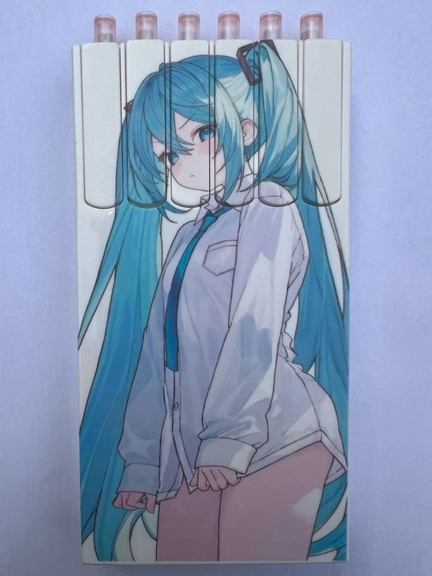 来图定制，可按动盒装笔，一盒6支装