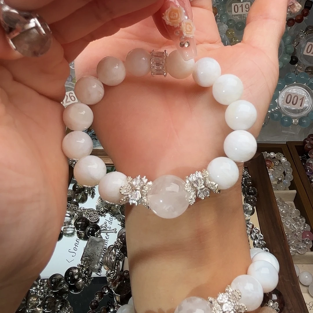 银S925镶嵌手链水晶9999