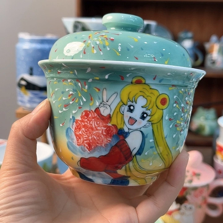 陶景德镇釉下手绘陶瓷