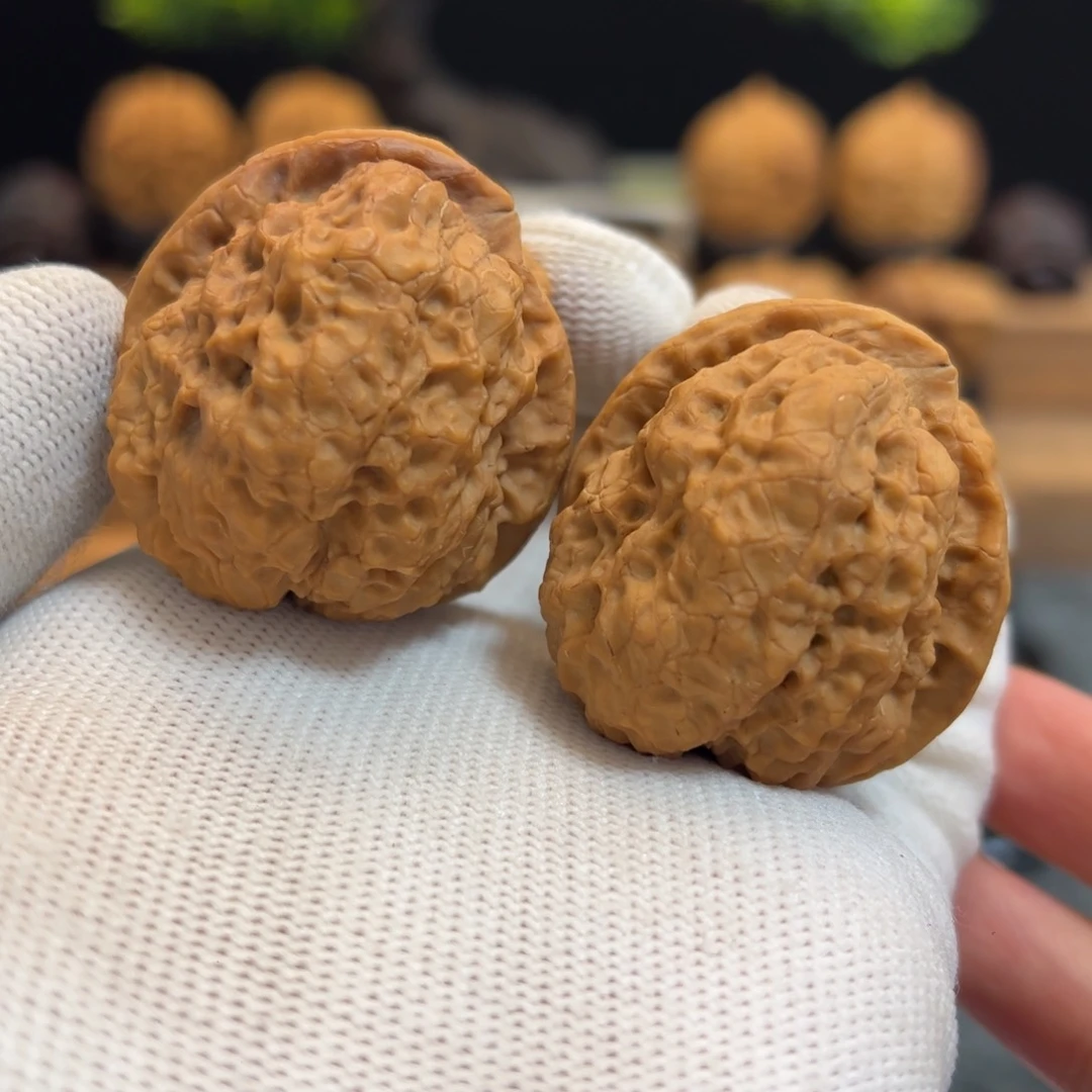 老***哥文玩核桃把件45mm金刚脸异形鹰嘴