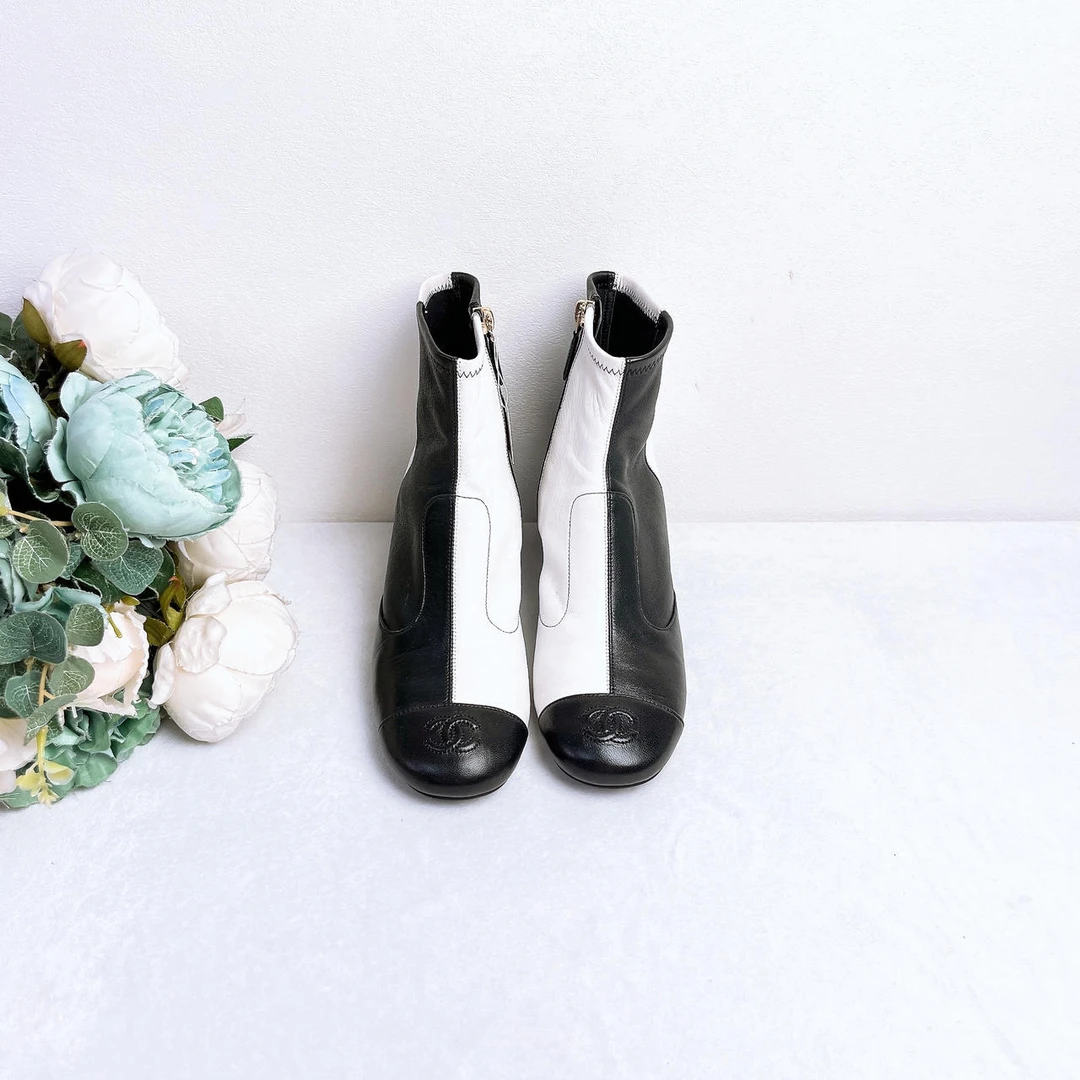99新 Chanel/香奈儿 Chanel靴子/37.5码/xspr2901尺码：37.5码鞋跟
