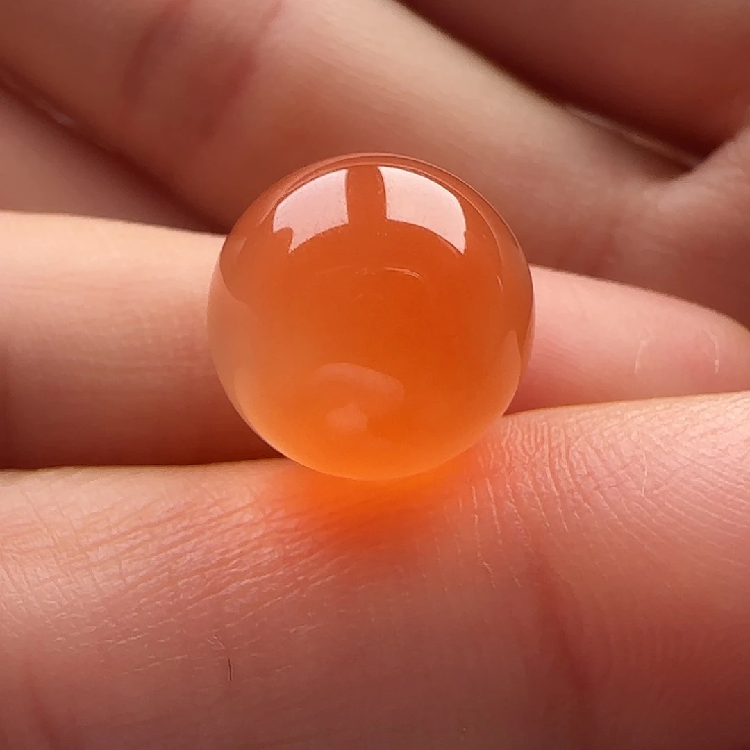 南红玛瑙圆珠12.1未镶嵌