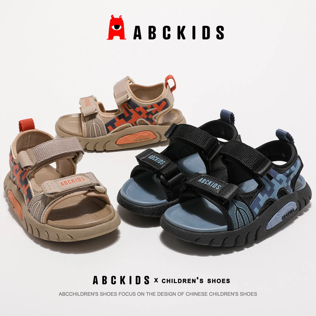 Abckids【折扣优选】夏季儿童新款时尚轻便透气凉鞋SY423603284AX