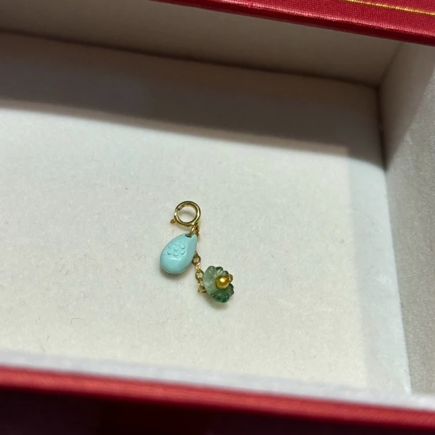 国风小提溜弹簧扣迷你小吊坠小挂件