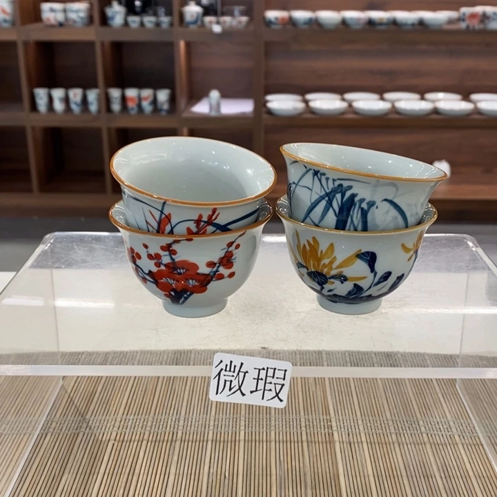 釉下老陶泥手工绘制